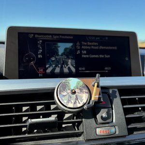 The Beatles Air Freshener Auto Diffuser Vent Clip Perfume Album Art